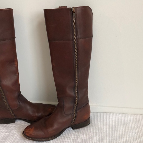 Chestnut Frye Riding Boots - Picture 7 of 8